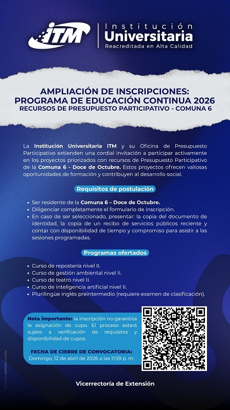 programa de educación continua.